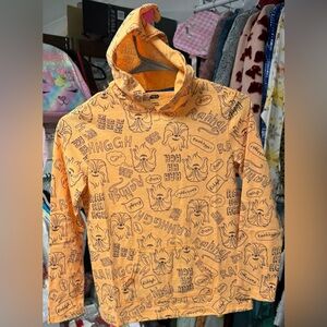 Star Wars logo Chewbacca hoodie T-shirt boys size 8 mango orange new